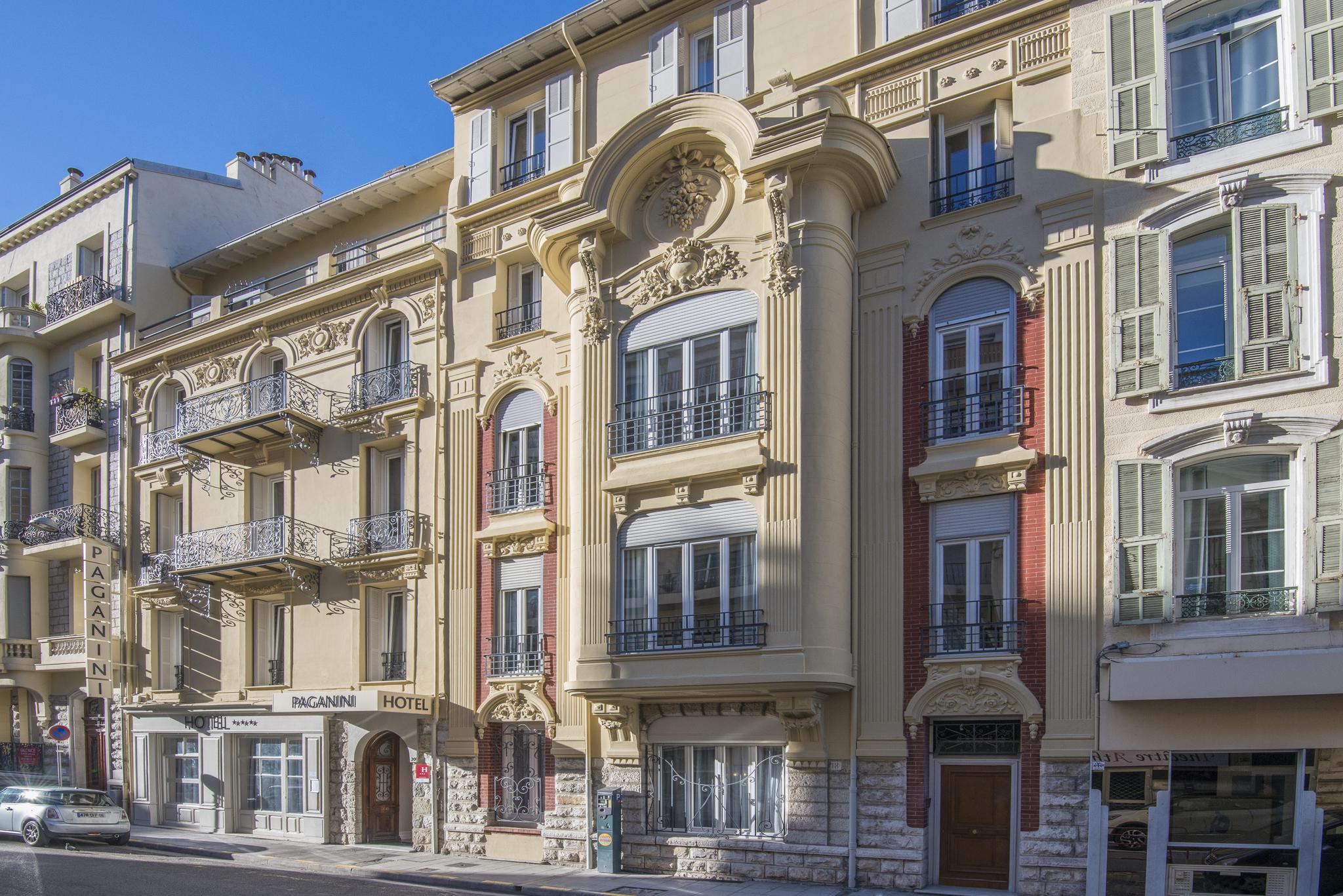 Hotel Paganini Ницца Экстерьер фото