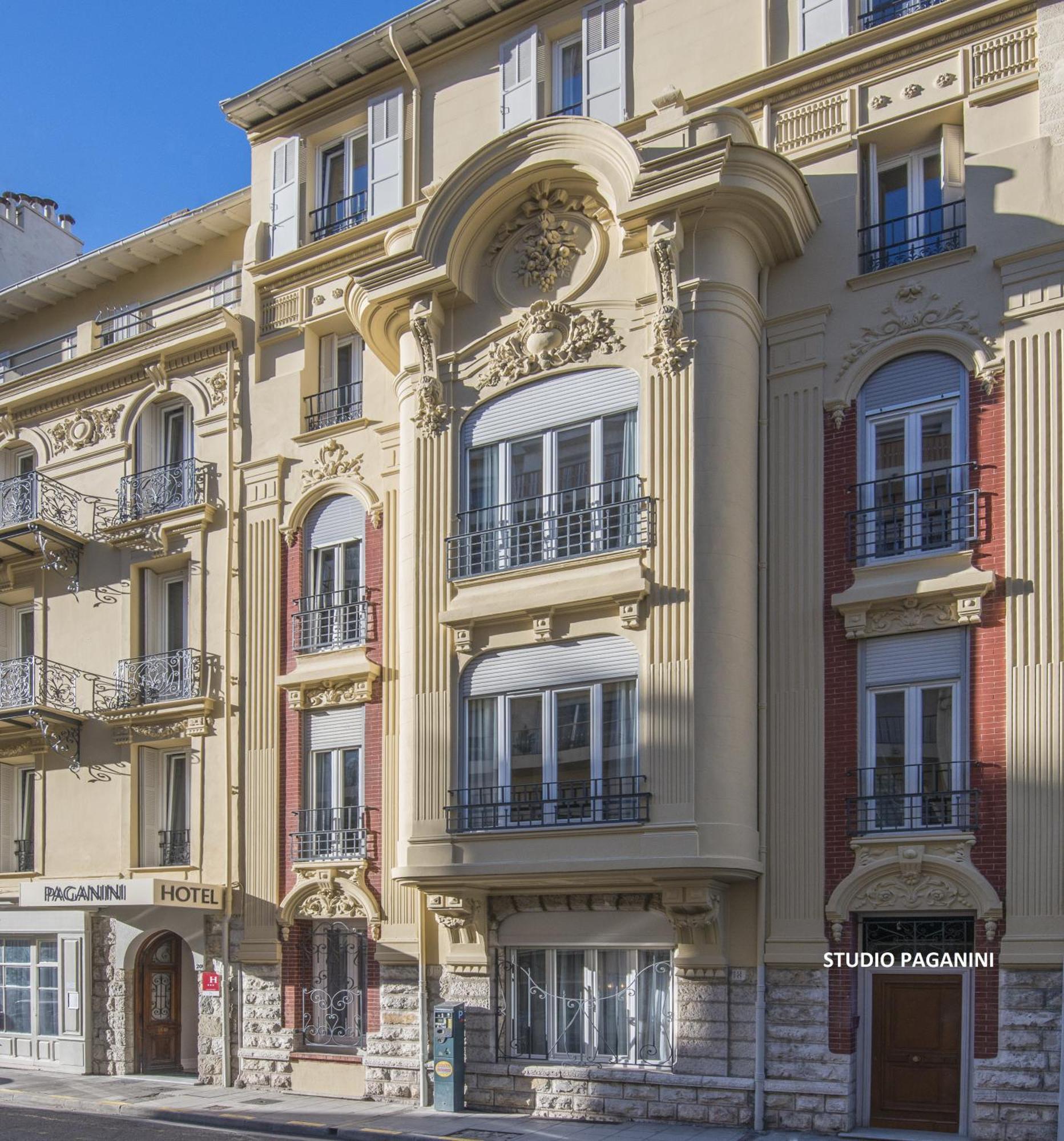 Hotel Paganini Ницца Экстерьер фото